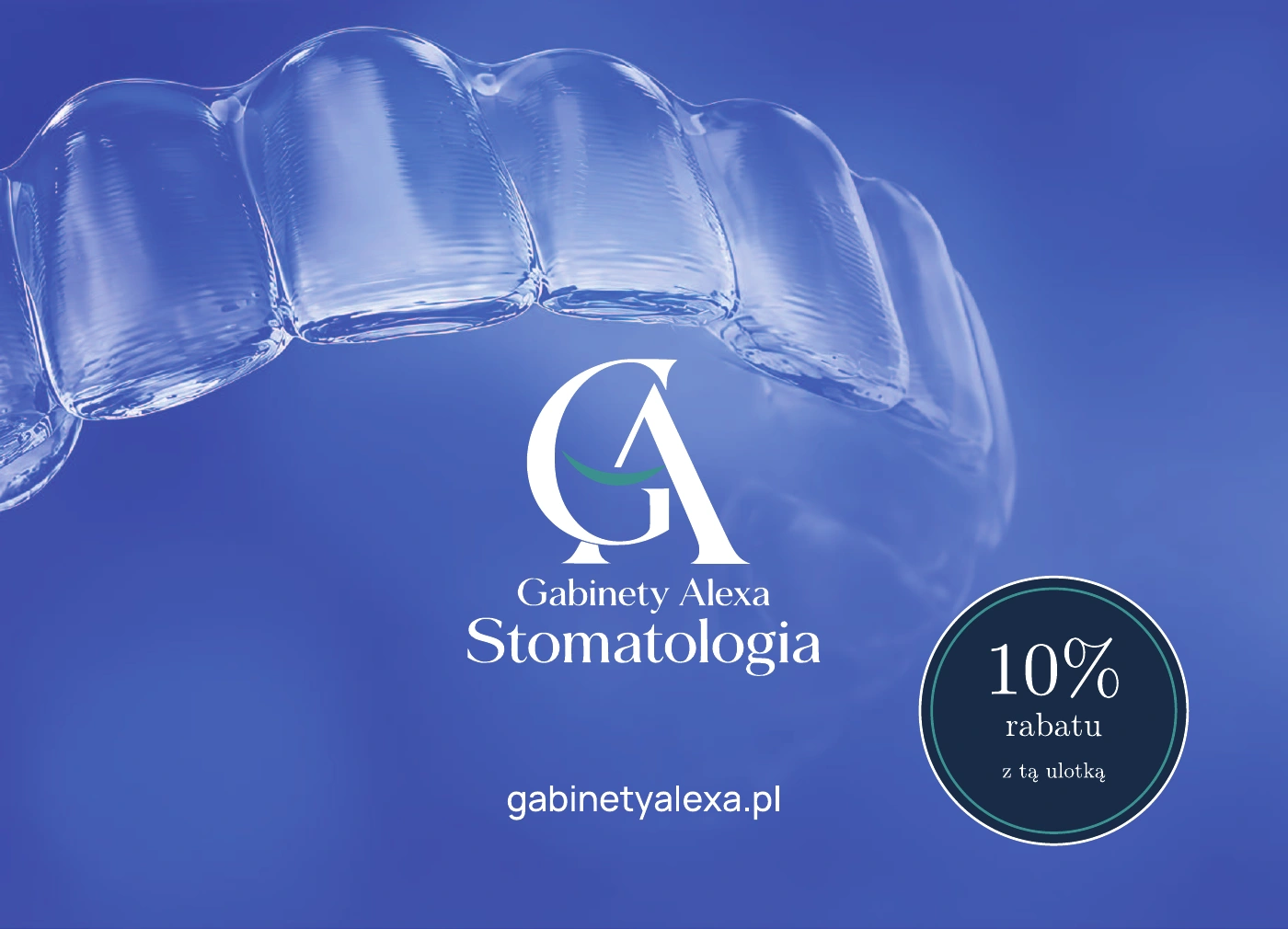 Gabinety Alexa — ulotka, przód