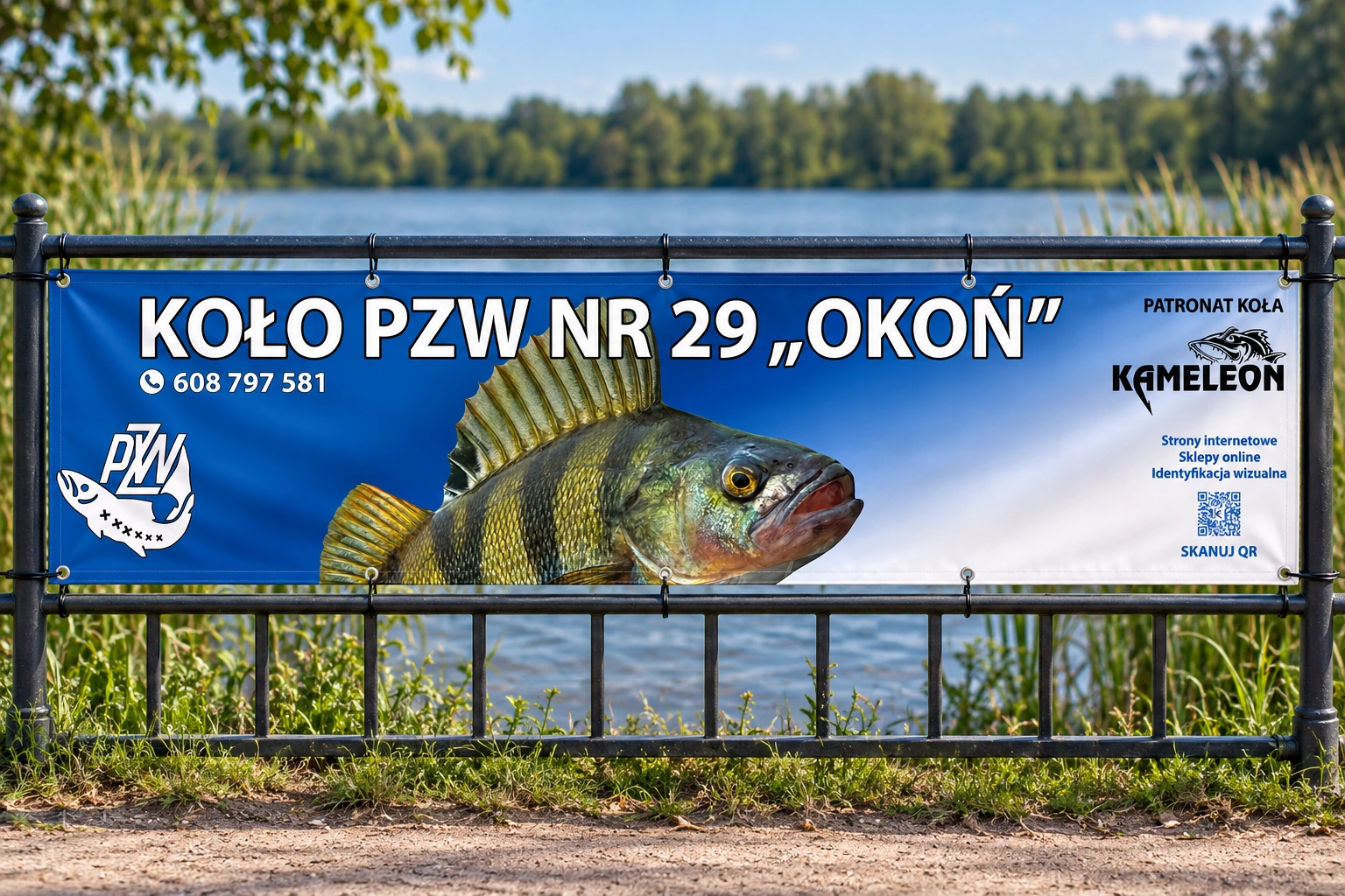 Koło PZW nr 29 „Okoń” — baner